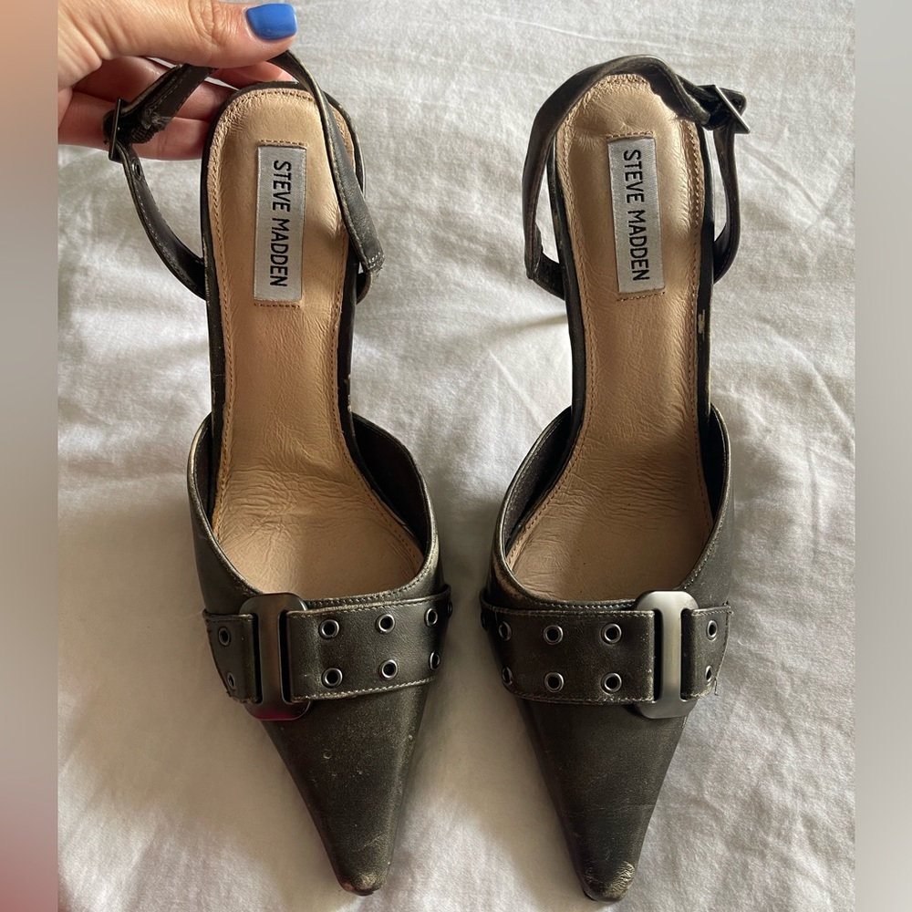 Steve Madden off Grey Women's Heels